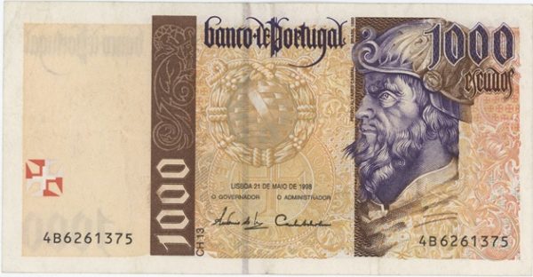 Portugal 1000 Escudos 1998