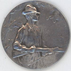 Médaille de Tir St.Gallen 1904 Eidg. Schützenfest (ss+) en argent
