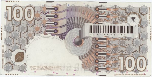 Pays-Bas 100 Gulden 1992 – Image 2