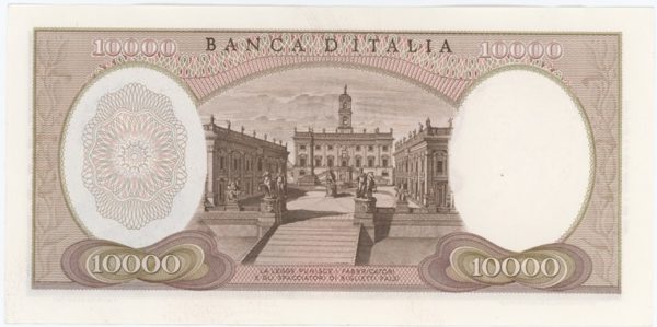 Italie 10 000 Lire 1970 – Image 2