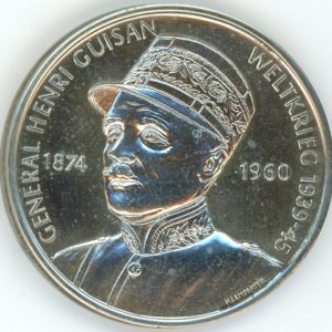Médaille Génère Henry Guisan 1874-1960 (vz-unz) en argent