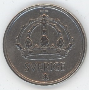 Suède 25 Öre 1943 G Gustaf V (ss) en argent