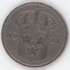 Suède 10 Öre 1931 G Gustaf V (ss) en argent