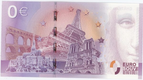 0 Euro Souvenir France Château du Clos Lucé 2015-1 Neuf – Image 2