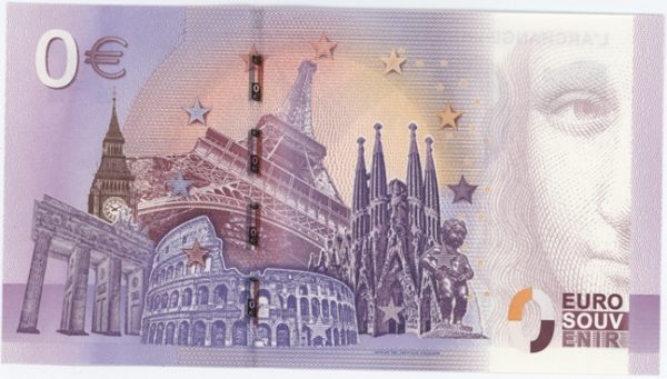 0 Euro Souvenir France L'Archange Abbaye du Mont-Saint-Michel 2017-2 Neuf – Image 2