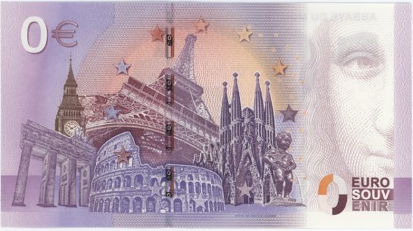 0 Euro Souvenir France Abbaye du Mont-Saint-Michel 2017-3 Neuf – Image 2