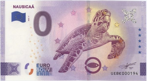 0 Euro Souvenir France NAUSICAÁ 2022-7 Neuf