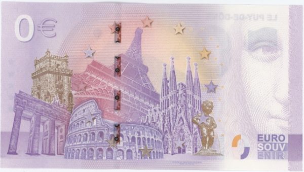0 Euro Souvenir France Le Puy du Dôme 2023-8 Neuf – Image 2
