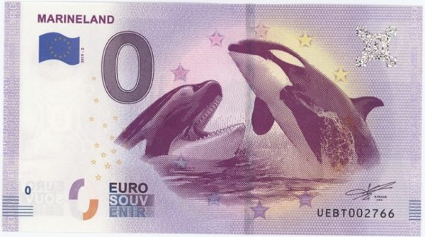 0 Euro Souvenir France Marineland 2019-3 Neuf