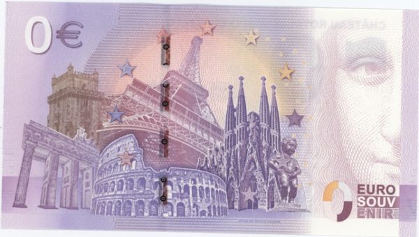 0 Euro Souvenir France Château Royal d'Ambroise (Léonard de Vinci) 2019-2 Neuf – Image 2