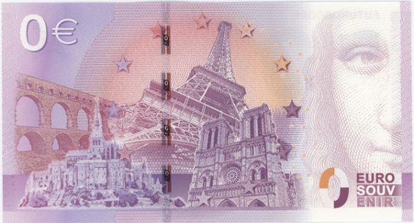 0 Euro Souvenir France Futuroscope 2015-1 Neuf – Image 2