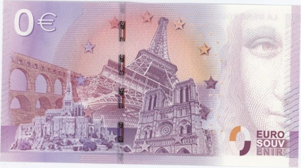 0 Euro Souvenir France La Mère Poulard Mont St Michel 2015-1 Neuf – Image 2