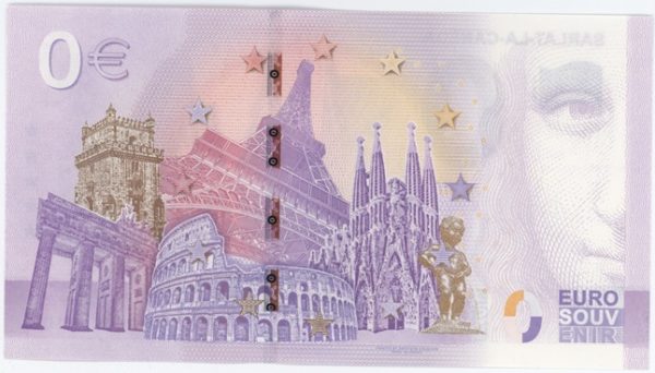 0 Euro Souvenir France Sarlat La Canéda 2022-4 Neuf – Image 2