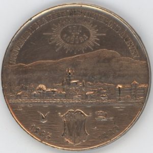 Médaille Fête des Vignerons Vevey 1889 (ss)