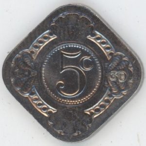 Pays-Bas 5 Cents 1939 Wilhelmina I (ss)