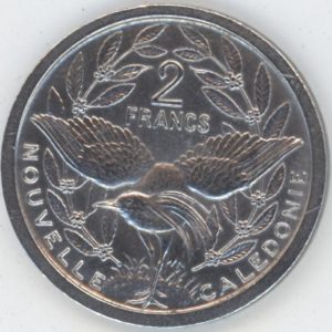 Nouvelle Calédonie 2 Francs 1973 (ss+)