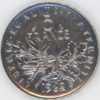 France 5 Francs 1962 (ss+) en argent