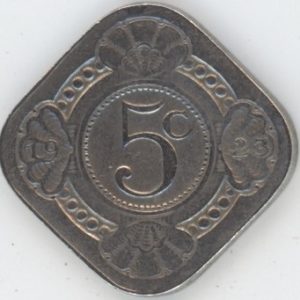 Pays-Bas 5 Cents 1923 Wilhelmina I (ss)