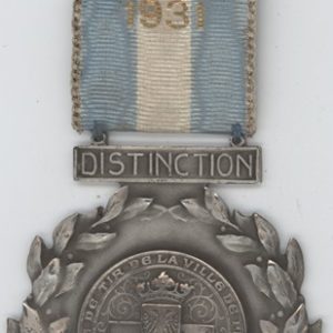 Médaille de Tir Distinction 1931 Société de Tir de la Ville de Fribourg (ss+)