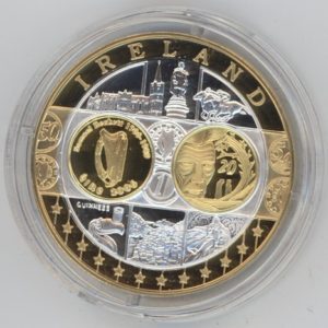 Médaille Europe Ireland en argent 999 (20gr) stgl