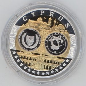 Médaille Europe Cyprus en argent 999 (20gr) stgl