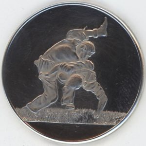 Médaille Eidg. Schwing Und Älperfest Frauenfeld 1966 (vz) en argent