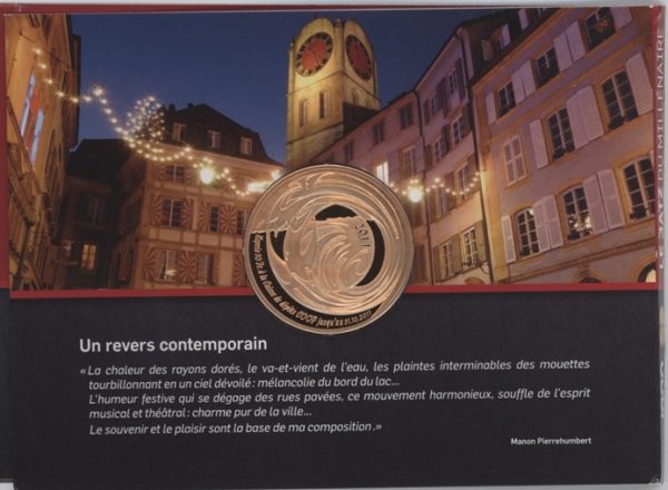 Médaille Neuchâtel Jeton Locaux Le 5 Batz du Millénaire 2011 (unz)
