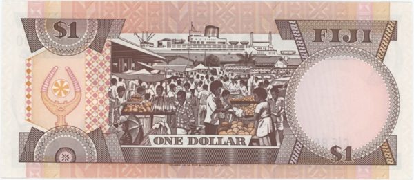 Fiji 1 Dollar ND (1980) Neuf – Image 2