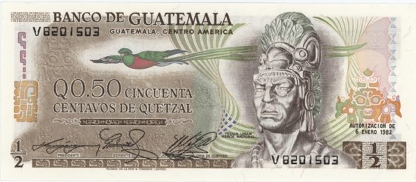 Guatemala 50 Centavos de Quetzal 1982 Neuf