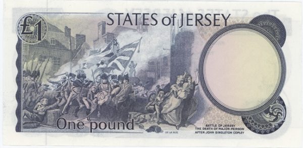 Jersey 1 Pound ND (1976-88) presque neuf – Image 2