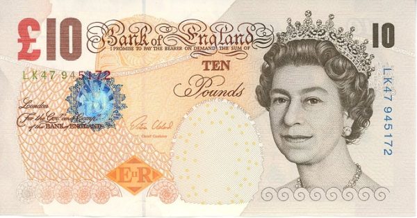 Angleterre 10 Pounds ND (2000-2016)