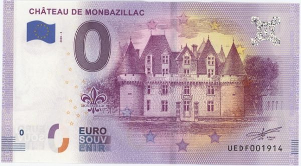 0 Euro Souvenir France Château de Monbazillac 2020-3 Neuf