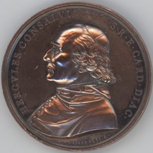 Médaille Italie 1824 Cardinal Hercules Consalvi (ss)