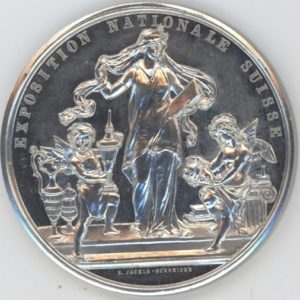 Médaille Exposition Nationale Suisse Zurich 1883 (-vz)