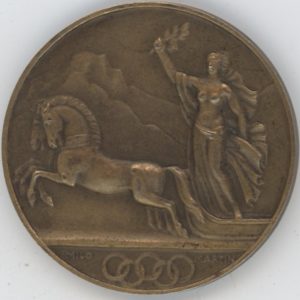 Médaille Suisse Jeux Olympiques d'Hiver St Moritz 1928
