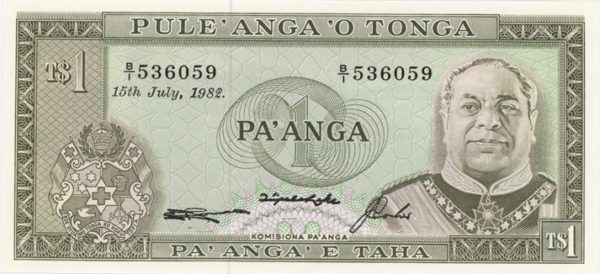 Tonga 1 Pa'anga 1982 Neuf