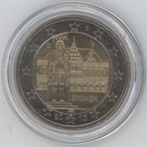 Allemagne 2 Euro comm. 2010 D Brême (ss-vz)