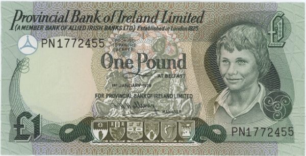 Ireland du Nord 1 Pound 1979 presque Neuf