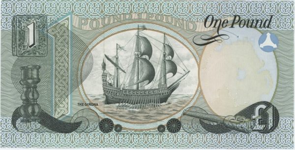 Ireland du Nord 1 Pound 1979 presque Neuf – Image 2