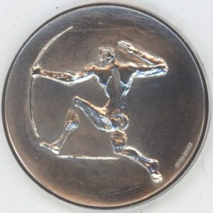 Médaille de Tir 14. Tiro Cantonale Ticinese Locarno 1971(vz) en argent