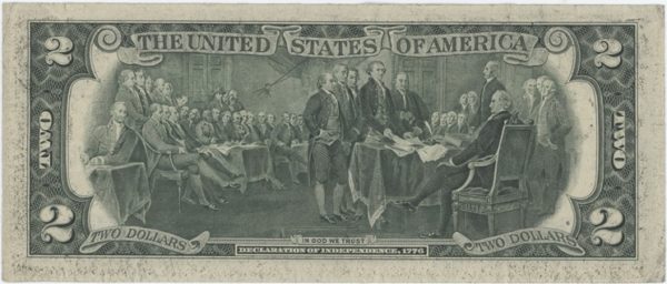 USA 2 Dollars 1976 – Image 2