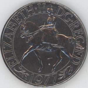 Grande-Bretagne 25 New Pence 1977 (ss-vz)