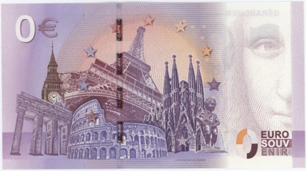 0 Euro Souvenir France Gérardmer Hautes-Vosges 2016-1 Neuf – Image 2