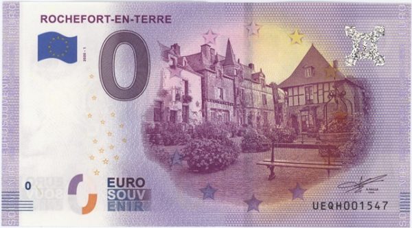 0 Euro Souvenir France Rochefort en Terre 2020-1 Neuf