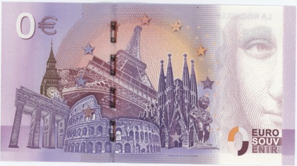 0 Euro Souvenir France La Rochelle 2016-1 Neuf – Image 2