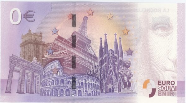 0 Euro Souvenir France La Rochelle La Grosse Horloge 2018-2 Neuf – Image 2