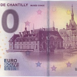 0 Euro Souvenir France Domaine de Chantilly 2017-2 Neuf