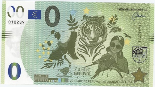 0 Euro France Memo Euro Zoo Parc Beauval 2020 Neuf