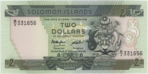 Îles Salomon 2 Dollars ND (1986) Neuf