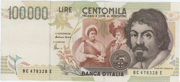 Italie 100 000 Lire 1994 Caravaggi
